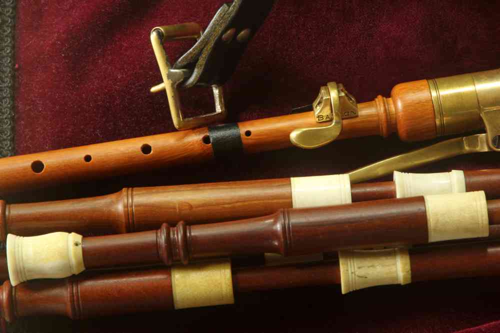 Detail of Tim Cummings's pipes